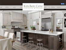 Tablet Screenshot of kitchencovecabinetry.com